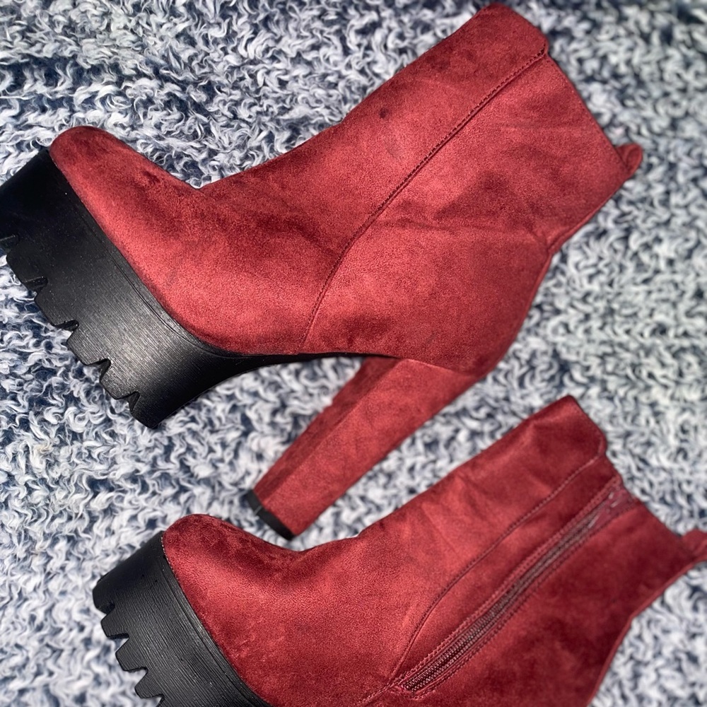 Suede Booties